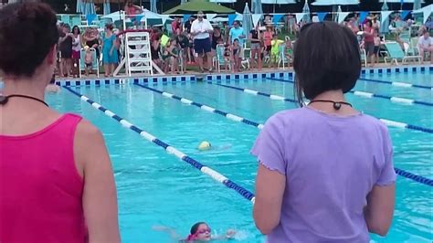 Claires First Swim Meet Youtube