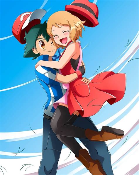 Ash X Serena Amourshipping Day By Bicoitor On Deviantart Pokemon