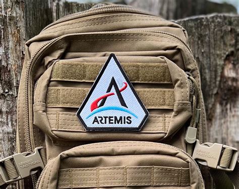 Nasa Artemis Program Patch 4 Inch Embroidered Hook And Loop Etsy