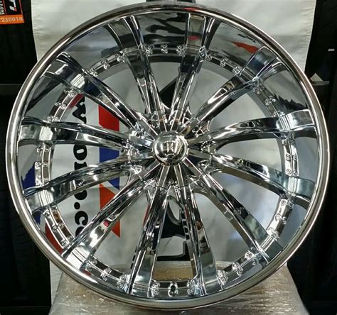 Buy 26 Inch Borghini Bw19 Chrome Rims Wheels And Tire Package 6x139