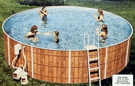 Vintage Above Ground Pools Like These Made Swimming And Summer Water Fun