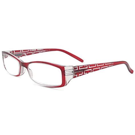 In Style Eyes Super Strength Ii High Magnification Reading Glasses Burgundy 5 00