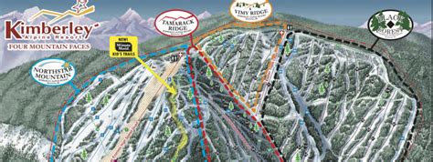 Pistenplan Kimberley Alpine Resort • Offene Lifte And Pisten • Skipanorama