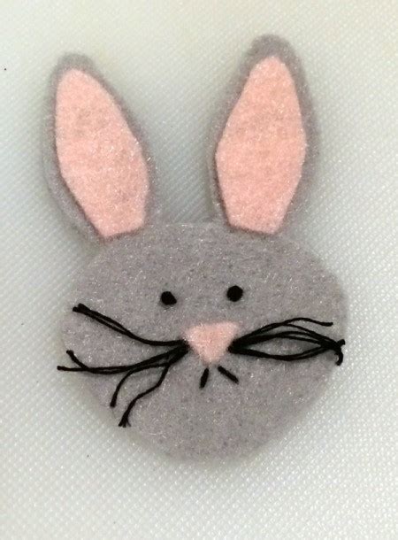 Making A Felt Easter Bunny Pin ThriftyFun