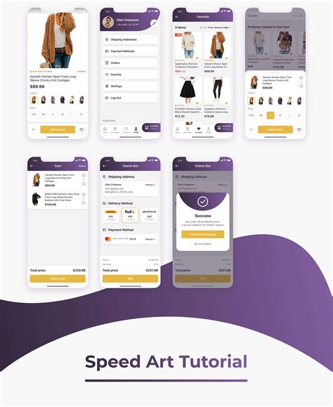 Free Mobile App E Commerce Template Figma Ui Store Shop