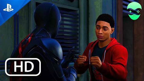 Spider Man Ps Spiderman Teaches Miles Morales How To Fight Youtube