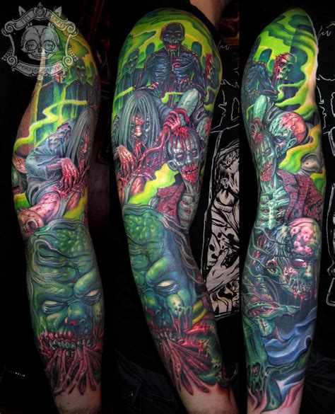 Tattoo Tim Kern Tattoos Zombie Tattoos Monster Tattoo Tattoos For