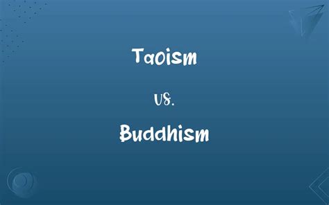 Taoism Vs Buddhism Know The Difference