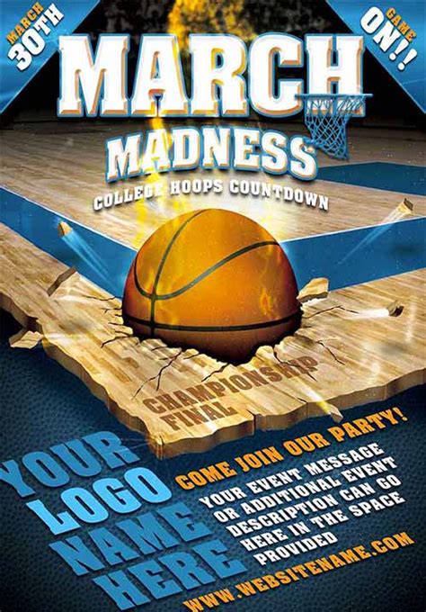 Madness Championship Flyer Vistaflyer