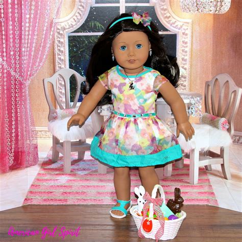 American Girl Spirit American Girl Bright Blooms Dress And Easter Basket