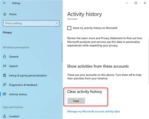 How To Turn Off Your Activity History And The Timeline In Windows 10