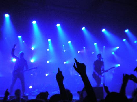 Stage In Blue Light Free Stock Photo Public Domain Pictures