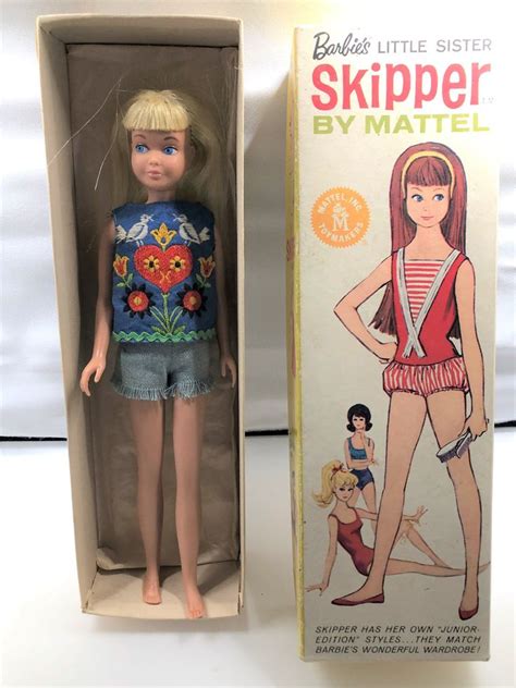 Skipper Doll Blonde Hair Barbies Little Sister 1963 Etsy Skipper Doll Barbie Little Sisters