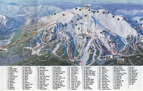 Mammoth Ski Resort Map Take A Look At This Mammoth Mountain Trail