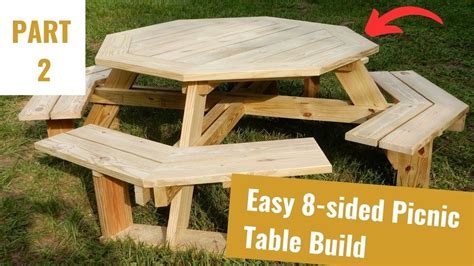 How To Build A Octagon Picnic Table Plans