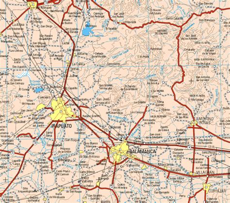 Guanajuato Mexico Map 10 Map Of Guanajuato Mexico 10 Mapa De