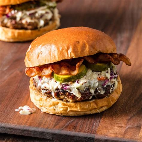 Maple Bacon Burgers America S Test Kitchen Recipe