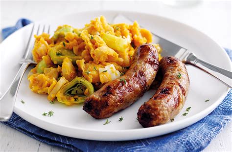 The Low Carb Diabetic Sausages With Tomato Leek And Butter Bean Mash