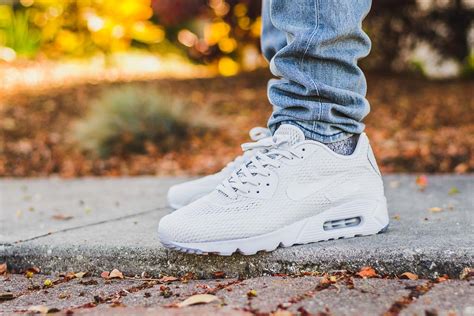 Nike Air Max 90 Ultra Br Pure Platinum On Feet Sneaker Review