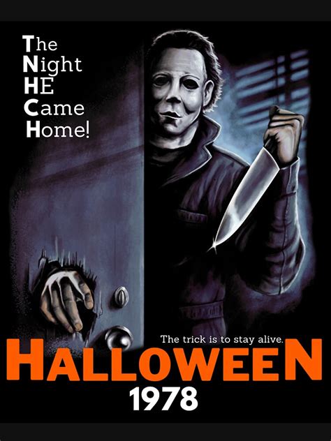 Classic Halloween Monster Poster Horror Movie Retro Killer Halloween