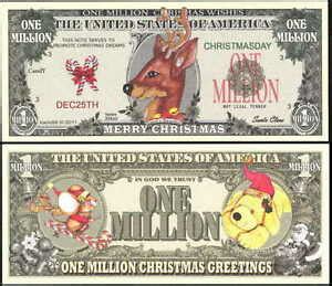 See more of million dollar funnels on facebook. Lot of 100 BILLS- REINDEER MERRY CHRISTMAS FUN MILLION ...