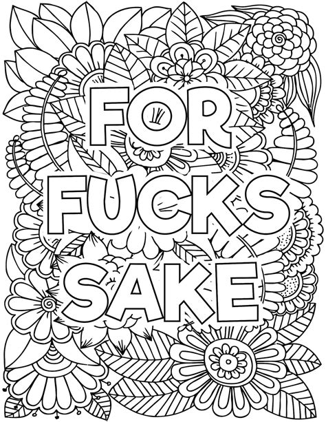 Bad Words Coloring Pages Coloring Pages Best