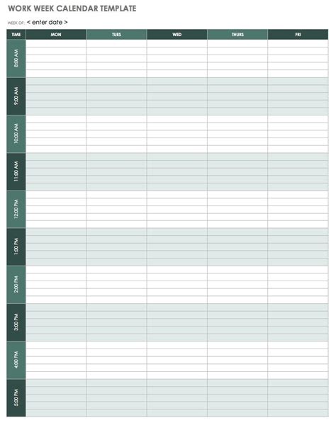 Exceptional 4 Week Calendar Blank Excel Calendar Template Marketing