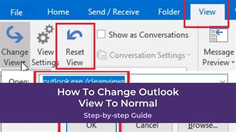 How To Change Outlook View To Normal Quick Guide Presentationskillsme