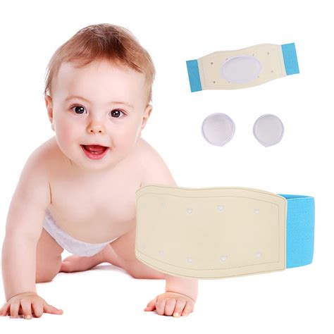 Paskyee Umbilical Hernia Belt Baby Belly Button Band Infant Belly Wrap
