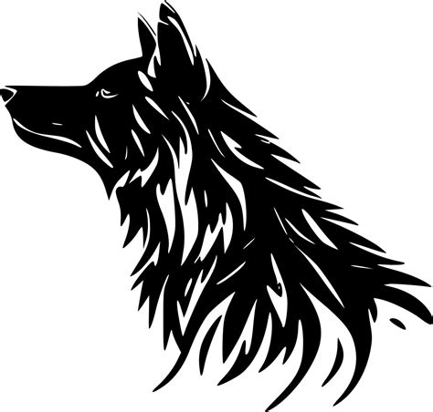 Wolf Minimalist And Flat Logo Vector Illustration 24164934 Vector