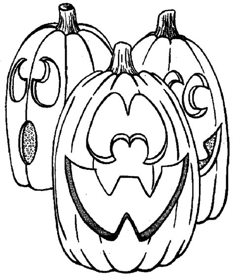 Jack O Lanterns Of Halloween Coloring Page Coloring Home