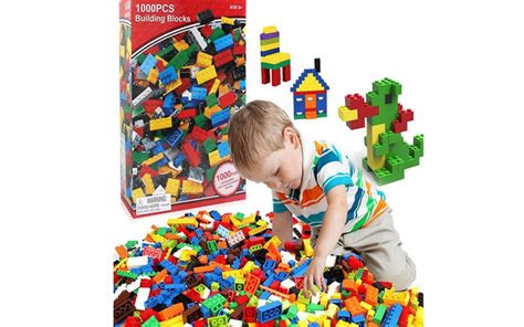 Childrens Building Block Set 1000 Pieces Elsemart