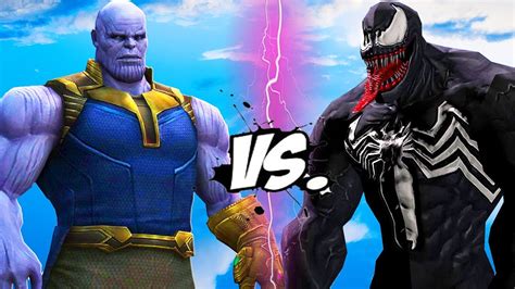 Thanos Vs Venom Infinity Battle Youtube