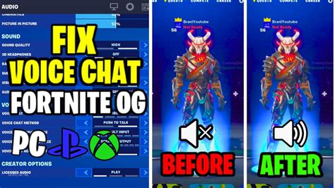 How To Fix Game Chat Audio In Fortnite Chapter 5 Voice Chat Not