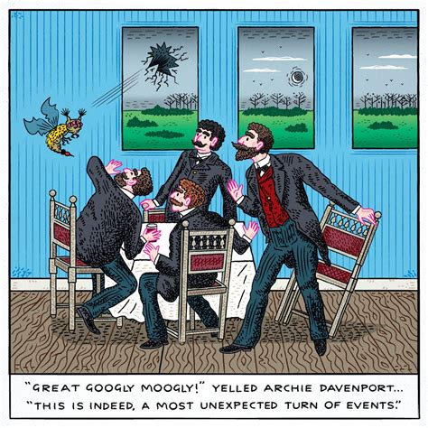 An Unexpected Turn Of Events Absurd Art Comic Art Print Limited