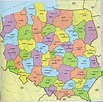 Poland Map Districts