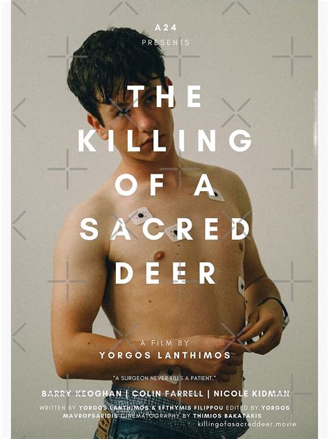 The Killing Of A Sacred Deer A24 Poster Photographic Print For Sale