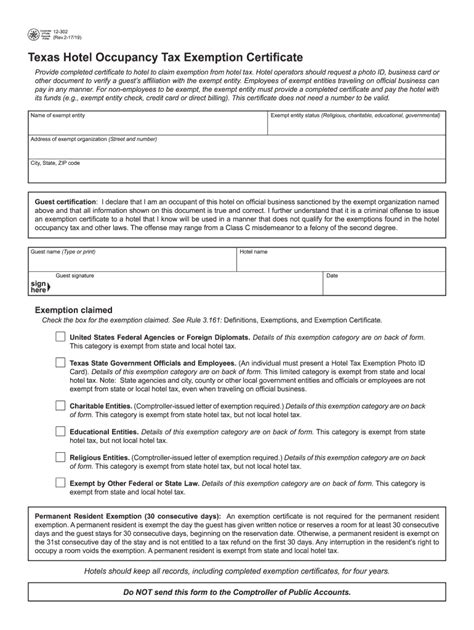 Tax Exempt Form Texas Fill Out And Sign Online Dochub