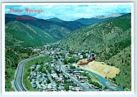 Idaho Springs Colorado Co ~ Aerial View Clear Creek County 4 X 6
