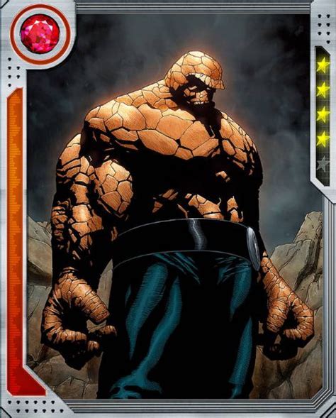 Stone Skin Soft Heart The Thing Marvel War Of Heroes Wiki