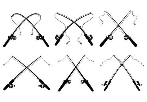 Fishing Rod Silhouette Vector Free At Collection Of