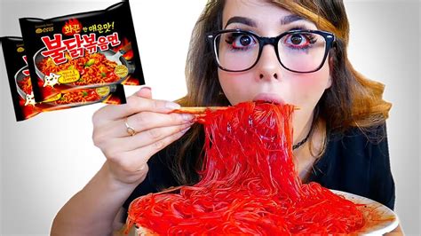 Extreme Spicy Noodle Challenge Youtube