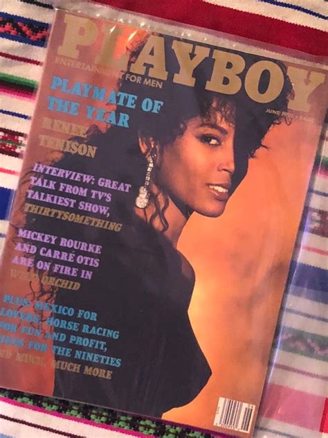 Playboy Magazine June 1990 Playmate Of The Year Renee Tenison