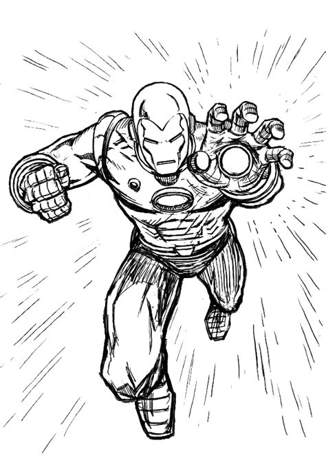 Iron Man Coloring Pages ~ Free Printable Coloring Pages - Cool Coloring Pages
