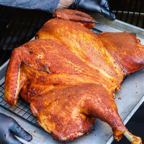 Spatchcock Smoked Turkey • Food Folks And Fun