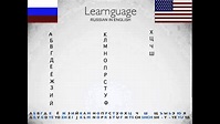 Learn Russian in english - 004 - The cyrillic alphabet letters 1 - YouTube