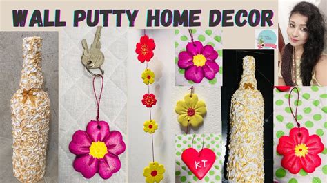 Diy Home Decor Ideas With Wall Putty Clay Wall Putty Crafts How To