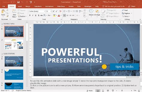 Creating A Powerpoint Template