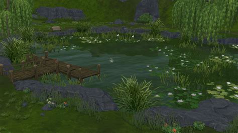 How To Build A Pond Sims 4 Builders Villa