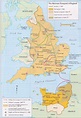 A conquista normanda da Inglaterra | England map, Map of britain, Ap ...